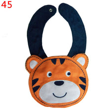 56 Patterns Kids Baby Bibs Animals Waterproof Cotton Saliva Towel Infant Lunch Bib J4U66