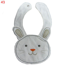 56 Patterns Kids Baby Bibs Animals Waterproof Cotton Saliva Towel Infant Lunch Bib J4U66