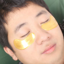 5Pairs 24K Gold Powder Eye Patches Remove Mask Crystal Collagen Anti-Puffiness Dark Circle New J4U66