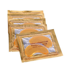 5Pairs 24K Gold Powder Eye Patches Remove Mask Crystal Collagen Anti-Puffiness Dark Circle New J4U66