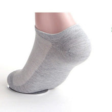 5Pairs  Solid Men's Casual Ankle Socks Mesh Breathable Thin Boat Socks For Man Black White Grey Colors J4U66