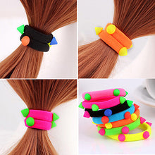 5Pcs Fluorescent Elastic hair bands for women Candy Color baby girl kids headbands hair ropes headwear hair accessories J4U66