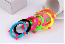 5Pcs Fluorescent Elastic hair bands for women Candy Color baby girl kids headbands hair ropes headwear hair accessories J4U66
