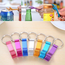 5Pcs 6cm Pocket Key Chain Beer Bottle Opener Claw Bar Small Beverage Keychain Ring Random Color J4U66