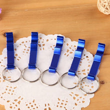 5Pcs 6cm Pocket Key Chain Beer Bottle Opener Claw Bar Small Beverage Keychain Ring Random Color J4U66