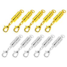 5Pcs Metal Strong Magnetic Clasps With Lobster Clasp For Making Necklaces Bracelets Buckles DIY Jewelry Findings J4U66
