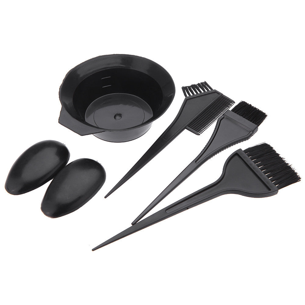 5pcsstyling hairdressing brushes bowl comb earmuff salon haircolor dye tint tools set styling accessories J4U66