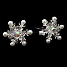 5Pcs Wedding Bridal Pearl Hair Pins Crystal Hair Stick Woman Pearl Flower Hair Clips Hair Jewelry Accessories J4U66