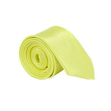 5cm classic skinny slim ties solid color plain silk for men jacquard woven necktie tie 20 colors J4U66
