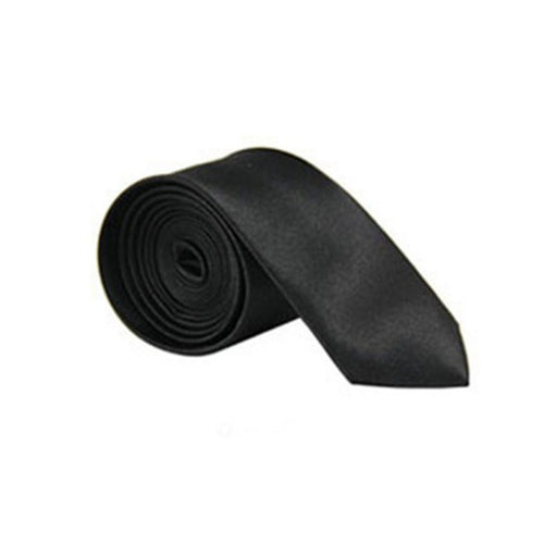 5cm classic skinny slim ties solid color plain silk for men jacquard woven necktie tie 20 colors J4U66