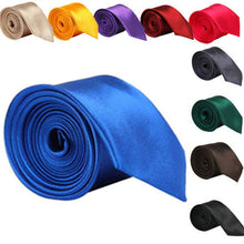 5cm classic skinny slim ties solid color plain silk for men jacquard woven necktie tie 20 colors J4U66