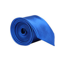 5cm classic skinny slim ties solid color plain silk for men jacquard woven necktie tie 20 colors J4U66
