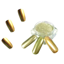 5g/ Gold Sliver Nail Glitter Powder Shinning Mirror Eye Shadow Makeup Powder Dust Nail Art DIY Chrome Pigment Glitters  J4U66