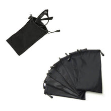 5pcs Special Fashion Black 17*8cm Microfiber Bags Glasses Bag For Sunglasses Mobile Phone Digital Charger  J4U66