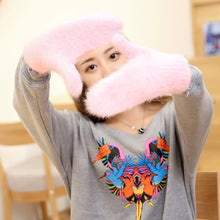 6 ColorsWomen Lady Girl Warm Gloves Finger Soft Warm Mitten Valentine's Day Gift  J4U66