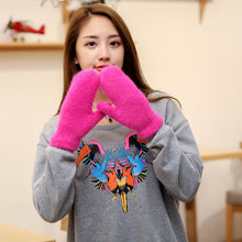 6 ColorsWomen Lady Girl Warm Gloves Finger Soft Warm Mitten Valentine's Day Gift  J4U66