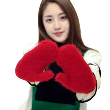 6 ColorsWomen Lady Girl Warm Gloves Finger Soft Warm Mitten Valentine's Day Gift  J4U66