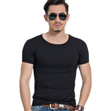 6 Colors Mens T Shirt Slim Fit O Neck T-shirt Men Short Sleeve Shirt Casual tshirt Tee Tops Mens Short Shirt J4U66