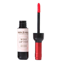 6 Colors Red Wine Bottle Stained Matte Lip Gloss Tint Liquid Lipstick Easy to Wear Non-stick Lipgloss J4U66