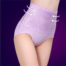6 Colors Sexy Lace Flower Panties Women Underwear High Waist Body Shaper Hip Women Panties Intimates Briefs J4U66