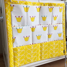 60*50cm MuslinTree Animal Printed Baby Cot Bed Hanging Storage Bag Crib Organizer Toy Diaper Pocket for Crib Bedding Set J4U66