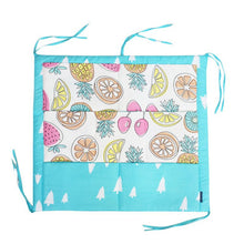 60*50cm MuslinTree Animal Printed Baby Cot Bed Hanging Storage Bag Crib Organizer Toy Diaper Pocket for Crib Bedding Set J4U66