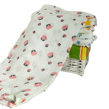 120x120cm Muslin Baby Cartoon Cute Swaddling Blanket born Infant Cotton Warm Swaddle Towel J4U66