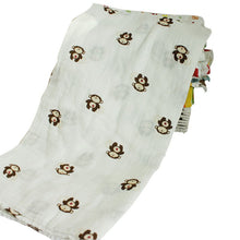 120x120cm Muslin Baby Cartoon Cute Swaddling Blanket born Infant Cotton Warm Swaddle Towel J4U66