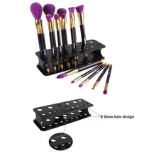 15 Hole Drying Rack Organizer Shelf Square Makeup Brush Holder Make Up Cosmetic Brush Holder Tools J4U66