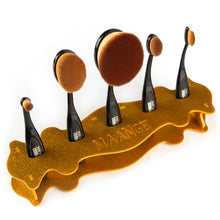 Cosmetic Makeup Brush Display Holder For 5pcs Toothbrush Foundation Brush Shelf  J4U66