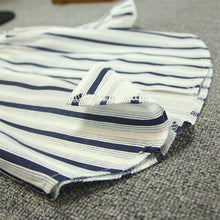 2-7Y Girls Shirts Cotton Blusa Children Stripe Shirt Kids Loose Soft Blouse Baby Girl Tops J4U66