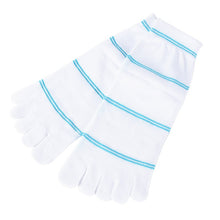 Men Sockiddle Tube Stripe Five Finger Toe Breathable Socks J4U66