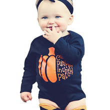 long sleeveborn baby bodysuit halloween outfits kids girl boy jumpsuit pumpkin clothes J4U66