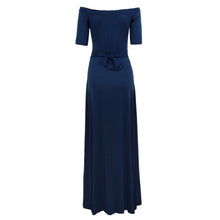 Women Maxi Dress Half Sleeve Off Shoulder Boho Long Dress Elegant Ladies Casual Party Dresses Vestidos J4U66