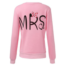 Casual Long Sleeve Tops Mr Mrs Printed Pullover Hoodies Couples Lovers Sweatshirt Men Women Plus Size J4U66