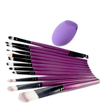 eyeshadow brush set 12pcs makeup brushes for eye makeup soft pony hair make up brushes without skin hurt sponge J4U66