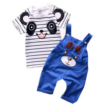 baby boy girl clothing sets cotton cartoon overalls tops t-shirts jumpsuits romper set kid clothes outfits suit J4U66