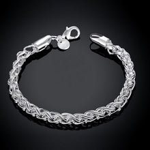 Silver Plated Stunning Jewelry Classic Twine Bracelet Unisex LL4 J4U66