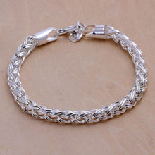 Silver Plated Stunning Jewelry Classic Twine Bracelet Unisex LL4 J4U66
