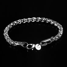 Silver Plated Stunning Jewelry Classic Twine Bracelet Unisex LL4 J4U66