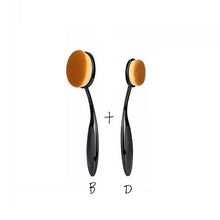 4pcs /2pcs Pro Oval Foundation Cosmetic Makeup Tools Face Powder Foundation Eye Shadow Blusher Toothbrush Shape Brushes J4U66