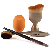 4pcs MAANGE Contour Foundation Brush Kit Makeup Brushes Cosmetic S Shape Cream Powder Blush Makeup Brush Set J4U66
