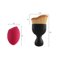 4pcs MAANGE Contour Foundation Brush Kit Makeup Brushes Cosmetic S Shape Cream Powder Blush Makeup Brush Set J4U66