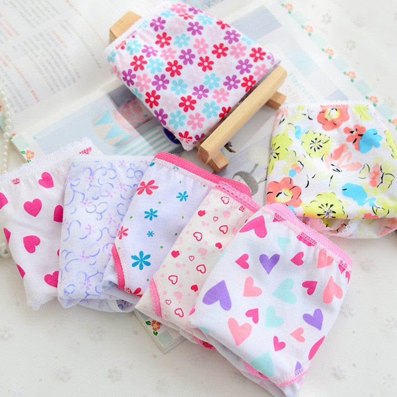 pcs pack style baby girls cotton panties girl kids short underwear briefs children underpants J4U66