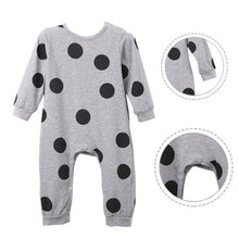 Kids Clothes Cotton Cute Toddler Baby Girls Boys Romper Polka Dot Jumpsuit Children Outfits J4U66