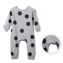 Kids Clothes Cotton Cute Toddler Baby Girls Boys Romper Polka Dot Jumpsuit Children Outfits J4U66