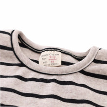 Baby Girl Harajuku Style Striped Hoodies Children's Loose Bat Sleeved Sweatshirt Hedging Leisure Kids Tracksuit J4U66