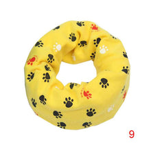 Baby Kids Child Cotton Scarf Little Feet Printing Boys Girls O Ring Scarf Children Collar Child Neck Scarves J4U66