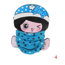 Baby Kids Child Cotton Scarf Little Feet Printing Boys Girls O Ring Scarf Children Collar Child Neck Scarves J4U66