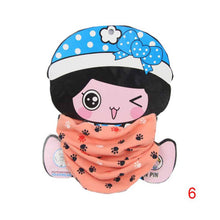 Baby Kids Child Cotton Scarf Little Feet Printing Boys Girls O Ring Scarf Children Collar Child Neck Scarves J4U66